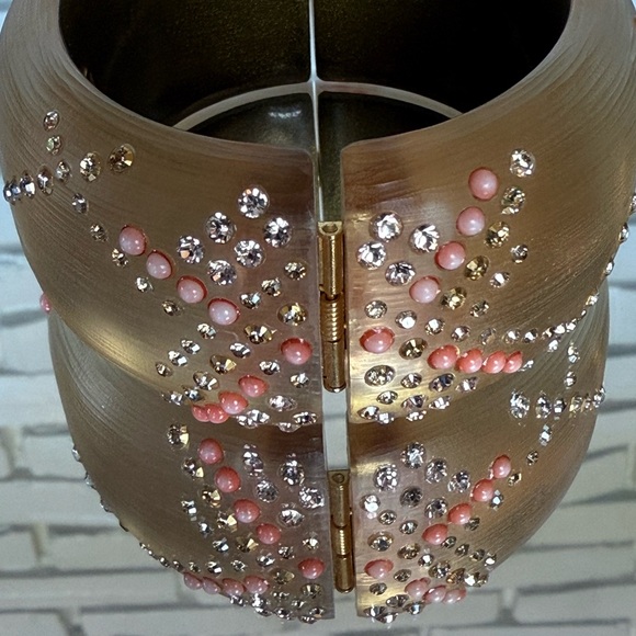 Alexis Bittar Gold & Coral Handcrafted Jewelry - Picture 9 of 13